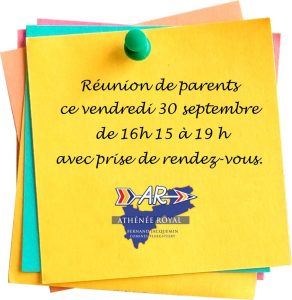 Réunion des parents