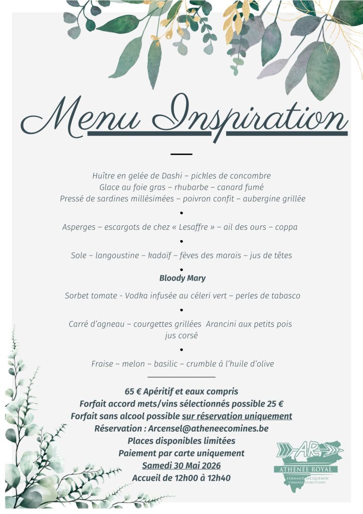 Menu inspiration