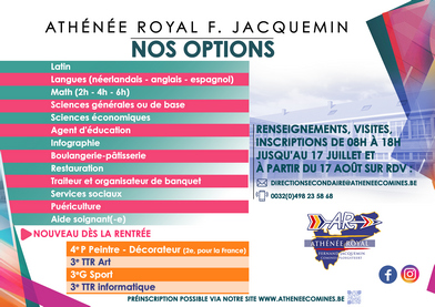 Options nouvelles 2026